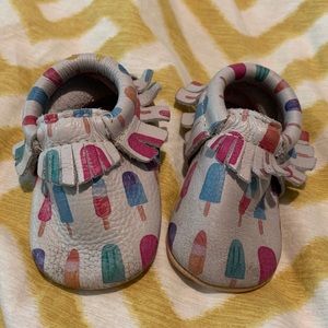 Freshly picked popsicle moccasins size 2